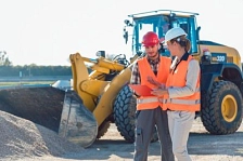 Absprache auf der Baustelle Absprache auf der Baustelle