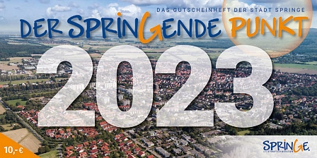 Gutscheinheft 2023 Titelbild © Stadt Springe