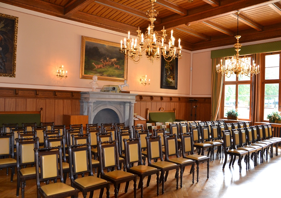 Fensterblick Kaisersaal Jagdschloss