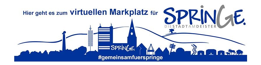 Logo virtueller Marktplatz für Springe © Stadt Springe