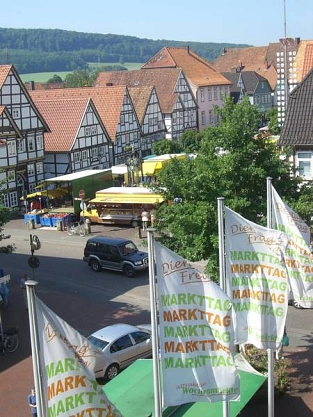 Ansicht Wochenmarkt&nbsp;&copy;&nbsp;Stadt Springe