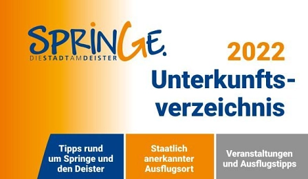 Mögliches Cover Gastgeberverzeichnis 2022 © Stadt Springe