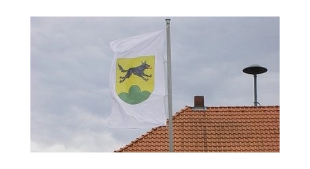 Ortsflagge Lüdersen © Ursel Postrach