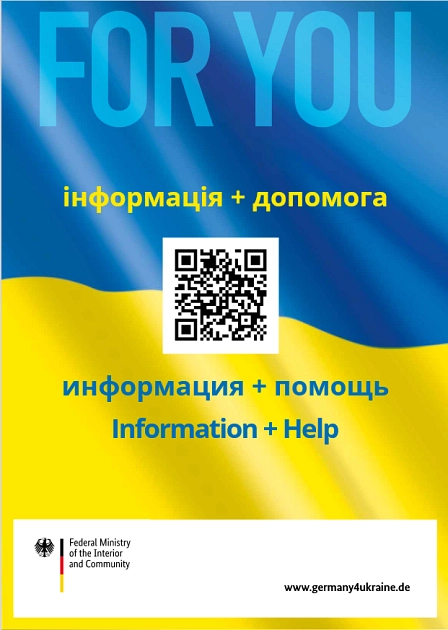 Plakat Hilfsangebote&nbsp;&copy;&nbsp;www.germany4ukraine.de