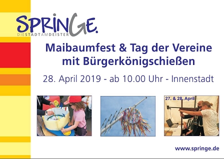 Plakat Tag der Vereine 2019 © Stadt Springe
