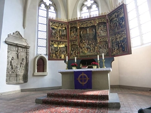 Eldagsen Sankt Alexandri Kirche Altar © Stadt Springe