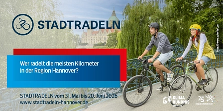 Symbolbild Stadtradeln 2026&nbsp;&copy;&nbsp;Region Hannover