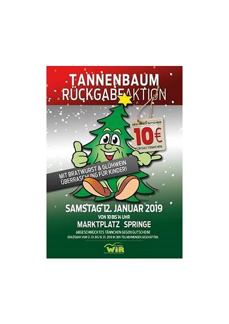 Tannenbaum Rückgabeaktion 2019 © W.I.R.