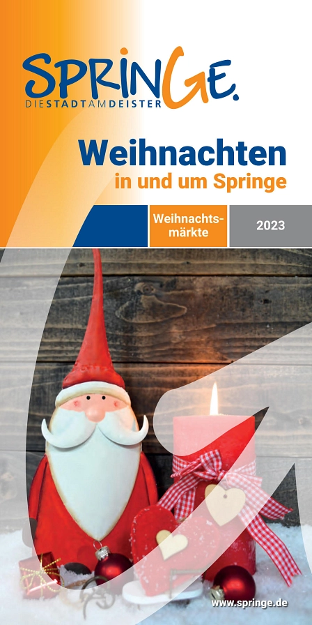 Titelbild Weihnachten in und um Springe 2023 © Stadt Springe